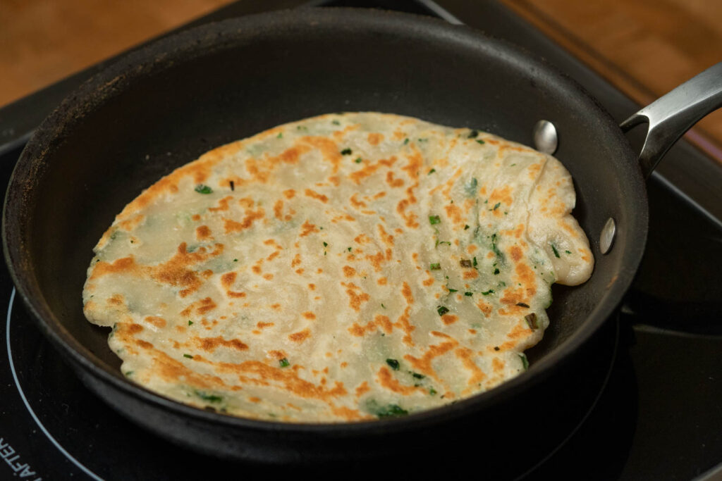 Fry until golden brown on both sides