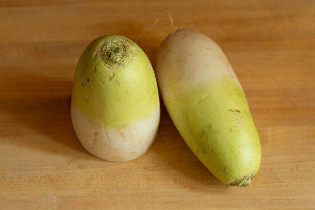 De-stemmed Korean Radish