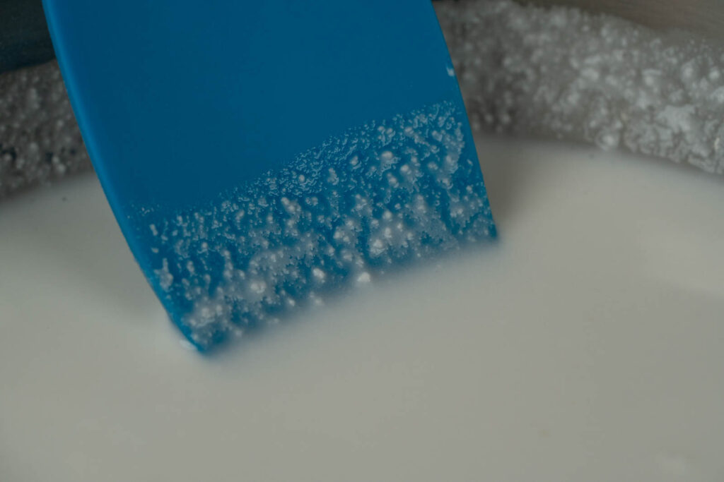 shiratamako flour dissolving in water