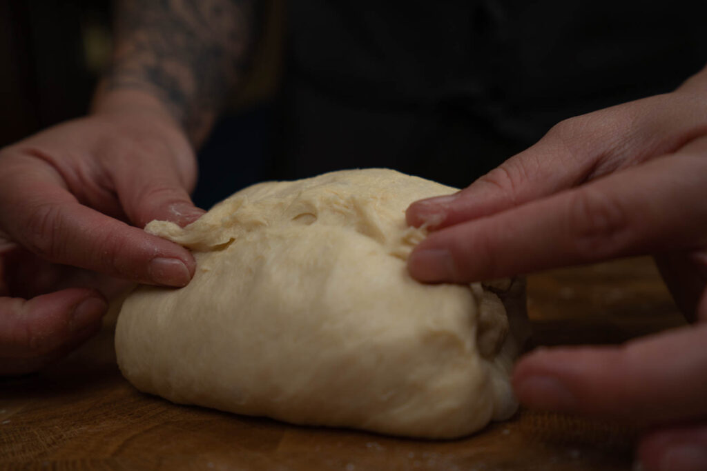 Josh Weissman's Milk bread - form loaf