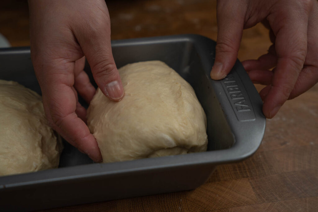Josh Weissman's Milk bread - load loaf pan
