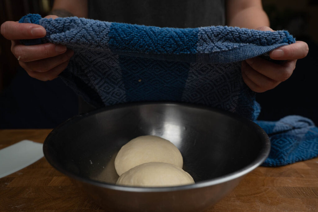Inga Lam's milk bread - resting