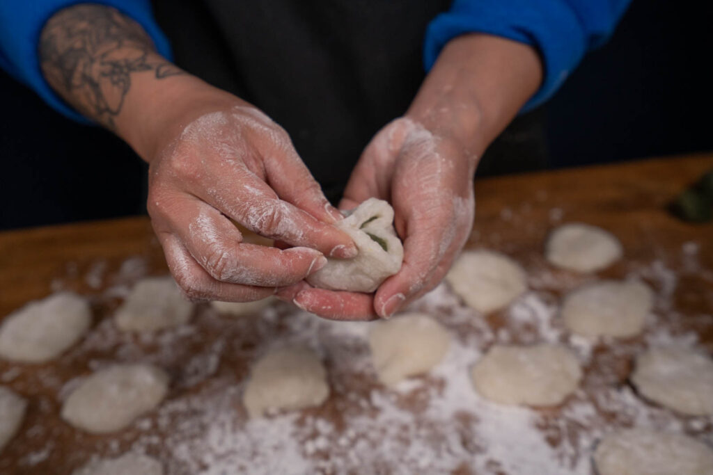making daifuku mochi