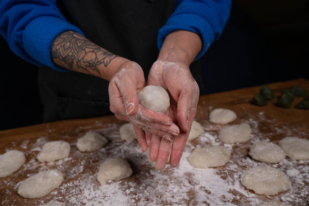 making daifuku mochi