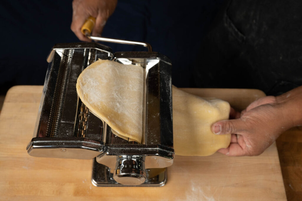 Run again through machine (narrower settings)