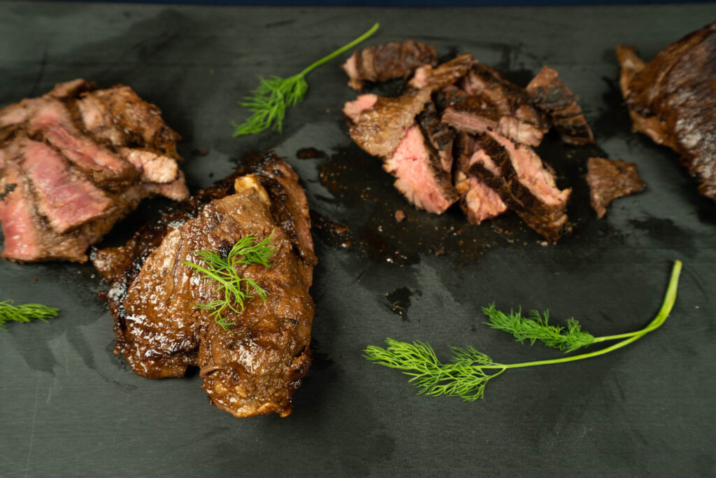 Garlic Honey Marinated Flap Meat