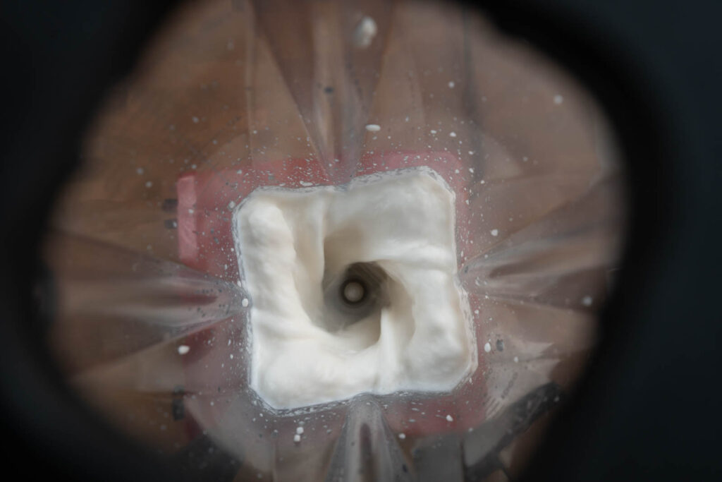 Blend rice, water and sugar