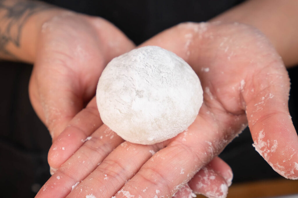 Finished mochi