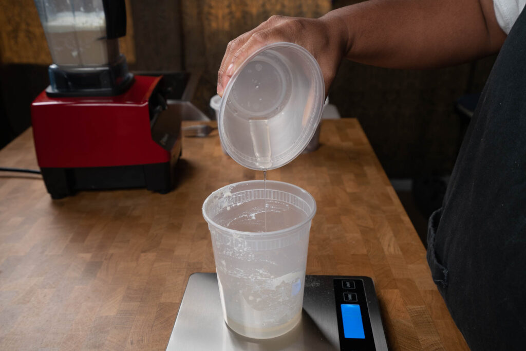 Measure out ingredients