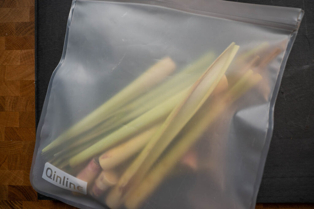 Save end pieces for infusing