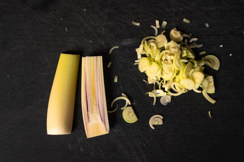 Cut lemongrass
