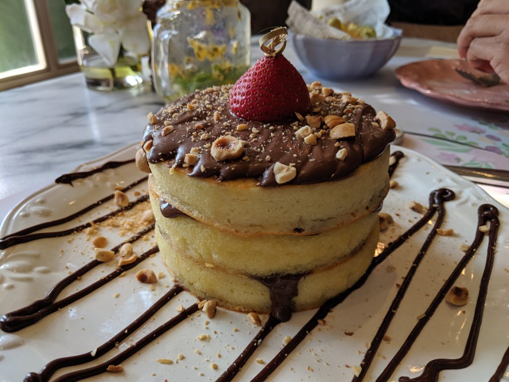 Nutella Pancakes, Sugar & Spice, Doha, Qatar