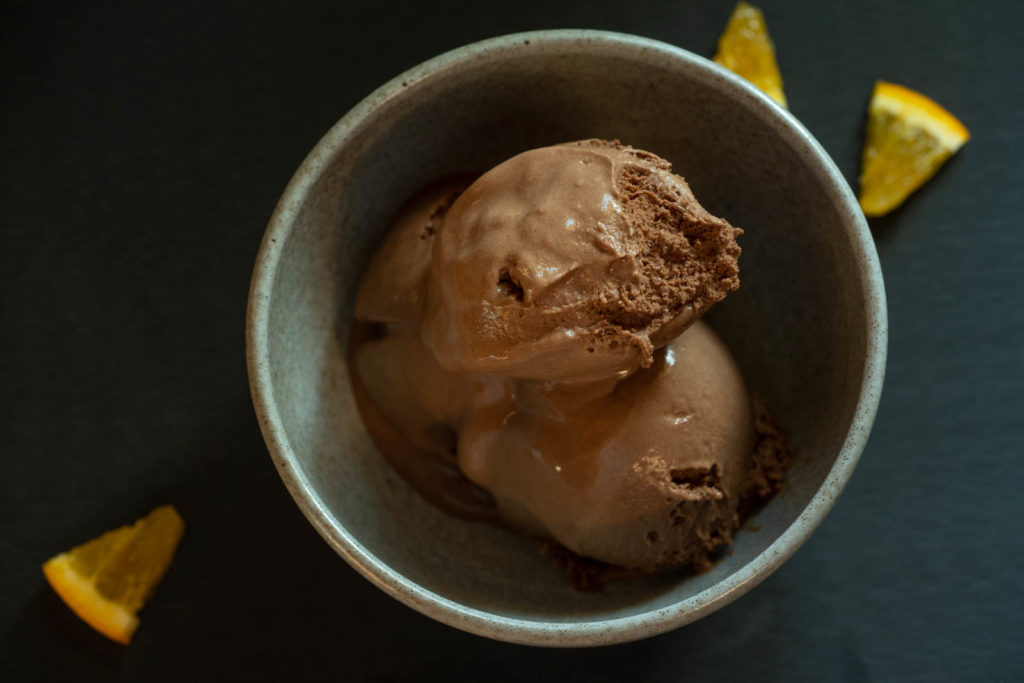 Jerry's chocolate ice cream