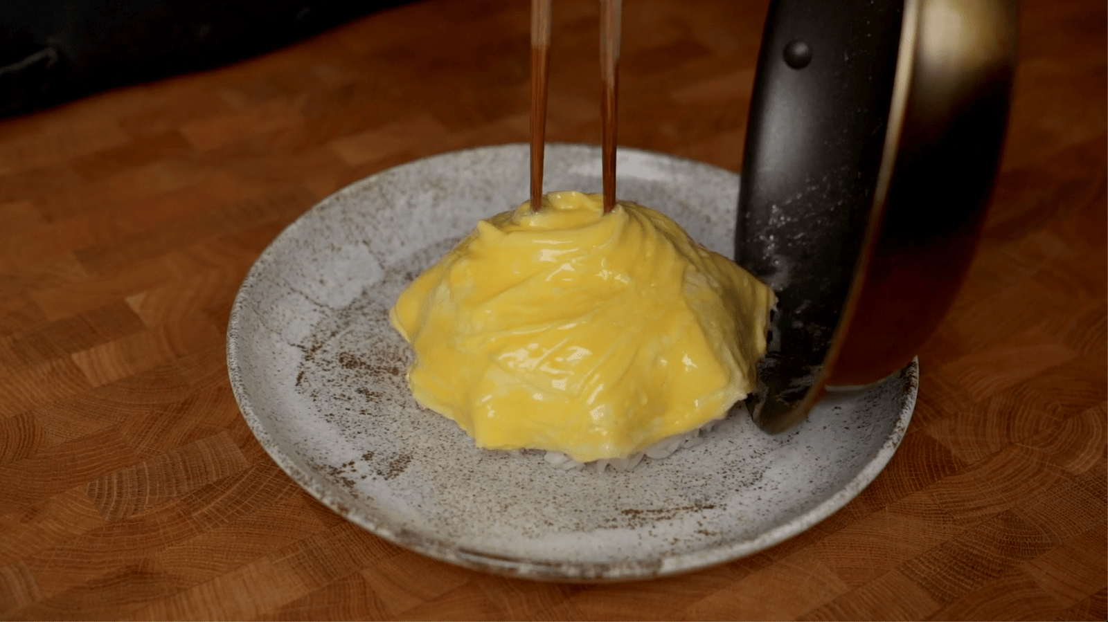 plating tornado omurice