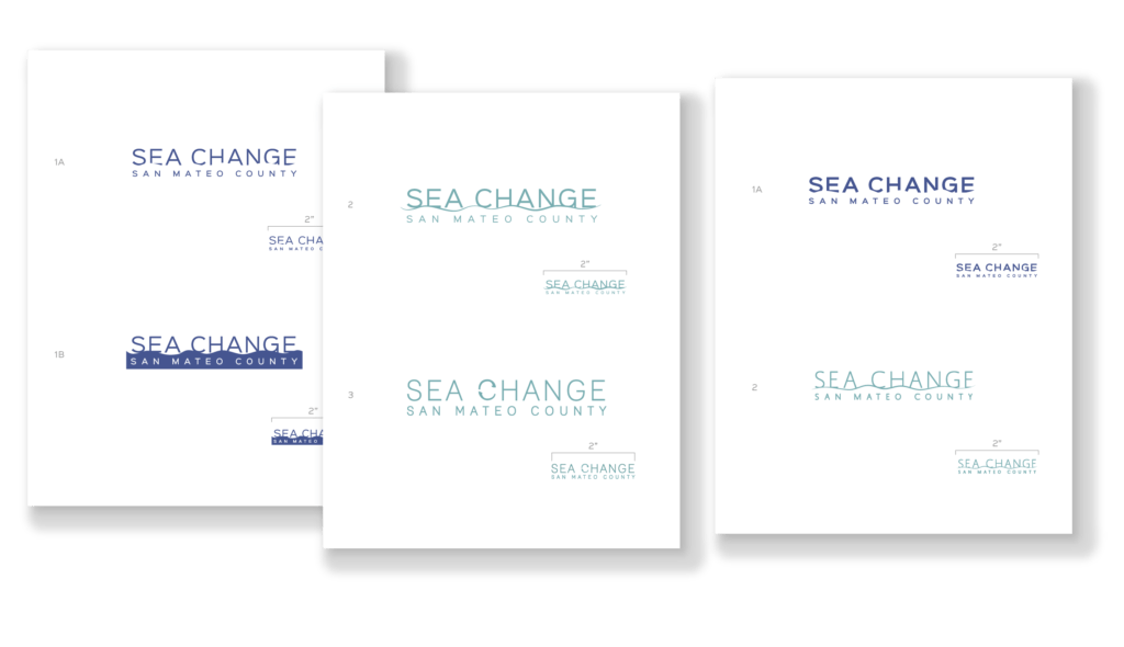 Sea Change logo process