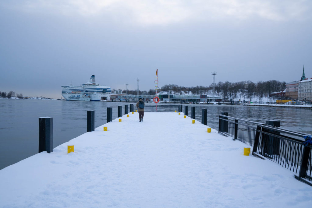 Port near the Kauppatori Ferry terminal