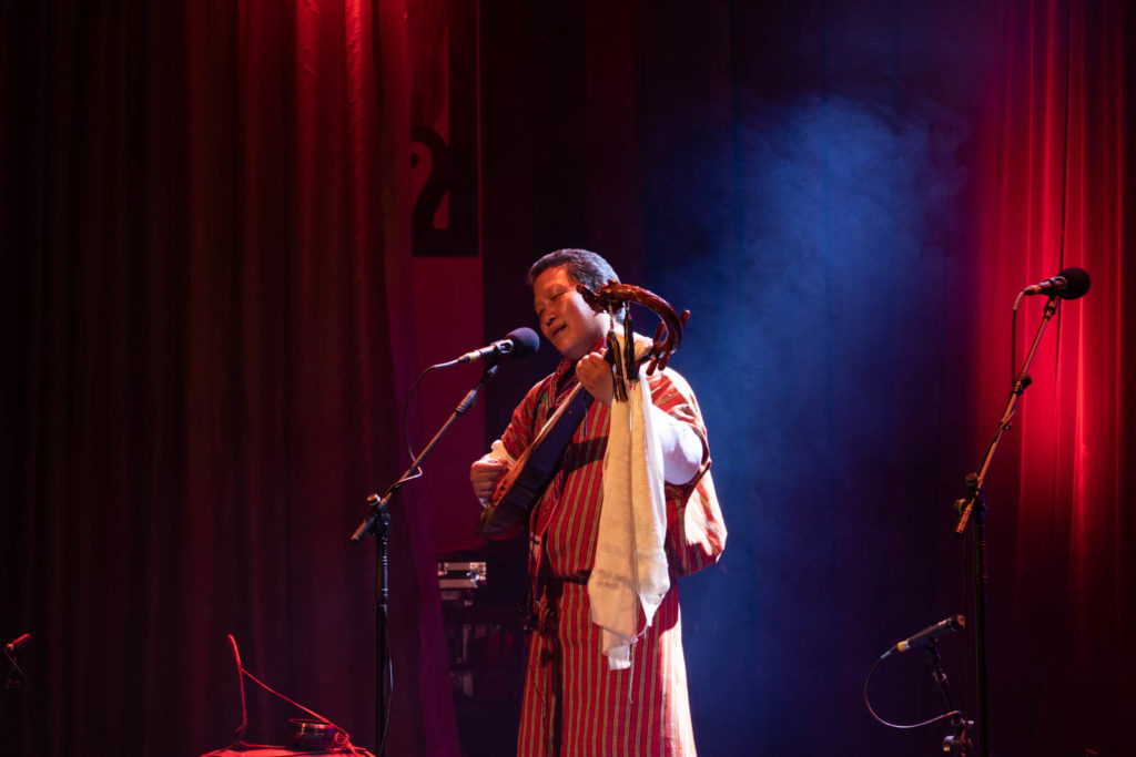 Druk Folk Musician, Theater Stage, Rainforest World Music Festival 2019, Kuching, Malaysia
