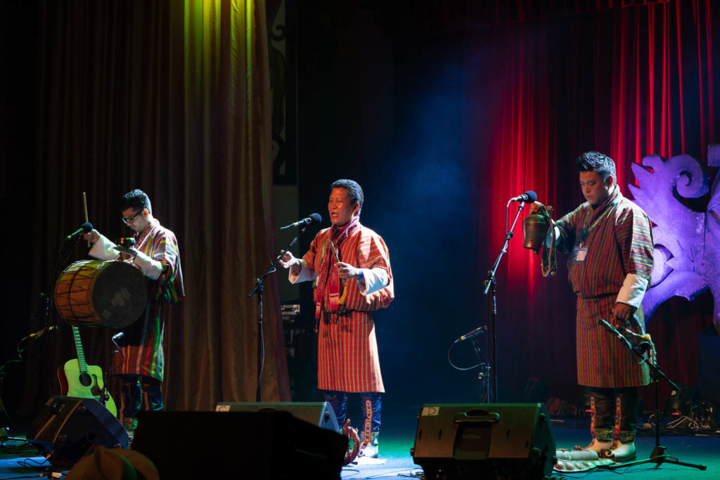 Druk Folk Musician, Theater Stage, Rainforest World Music Festival 2019, Kuching, Malaysia
