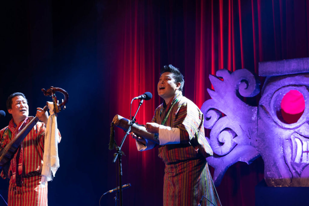 Druk Folk Musician, Theater Stage, Rainforest World Music Festival 2019, Kuching, Malaysia