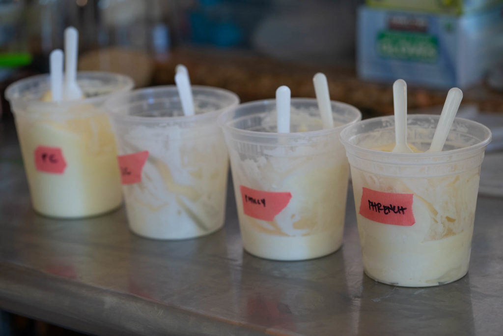 ice cream base experiment