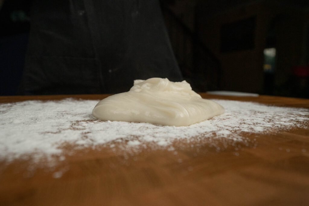 cooked mochi