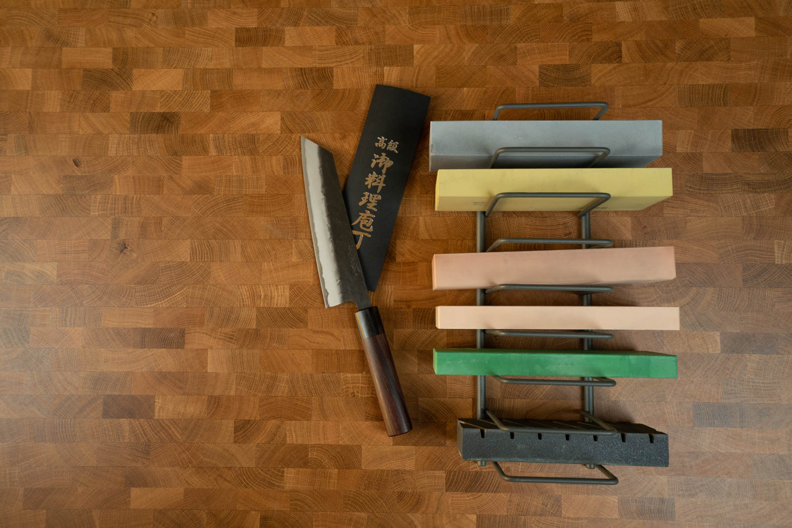 knife and sharpening whetstones