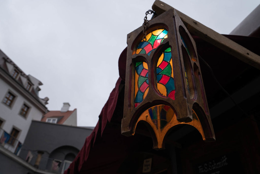 Mittelalter-Weihnacht medieval market, Dresden, Germany