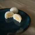 lemon mochi, lemon and white bean paste shiroan
