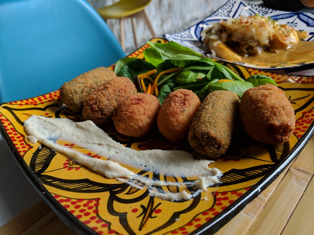 croquettes, Arte y Sabor Tapas