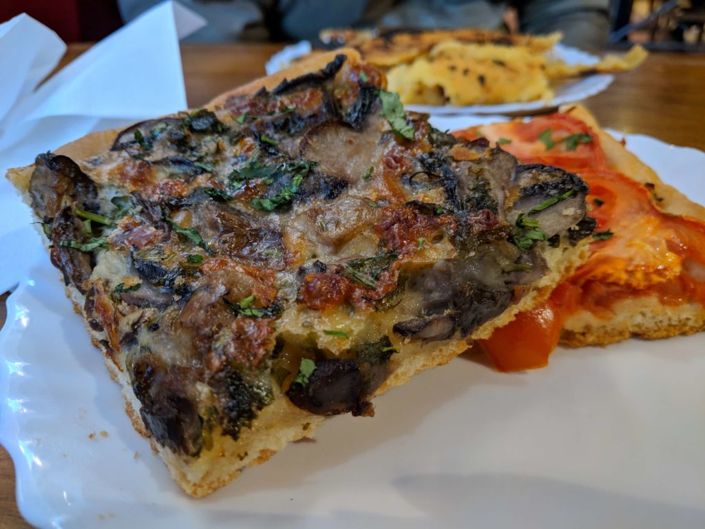 pissaladière, Chez Rene Socca, Nice, France