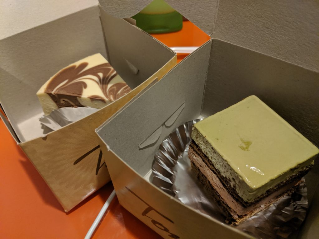 desserts from Tom's Cafe, Kuching, Malaysia