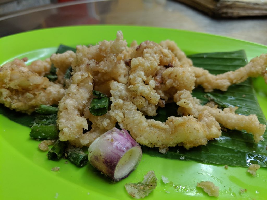 Calamari, Restoran Meng Kee Grill Fish, Jalan Alor, Kuala Lumpur, Malaysia