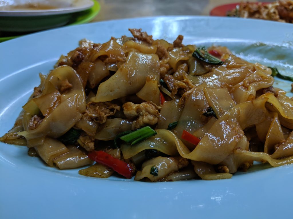 Chow fun, Restoran Meng Kee Grill Fish, Jalan Alor, Kuala Lumpur, Malaysia