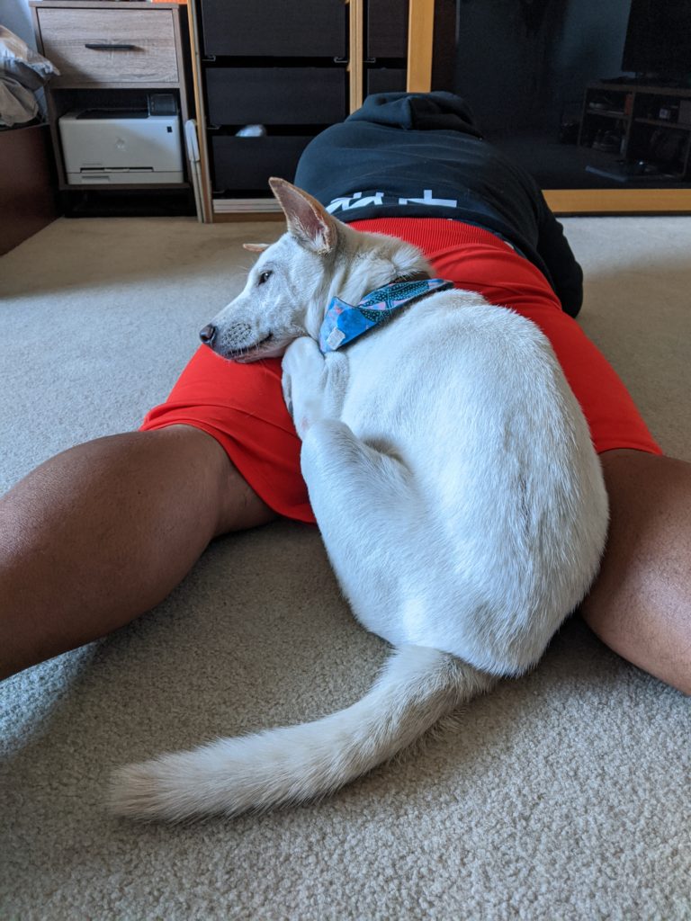 Kacang tucked against a butt